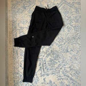 Black Lululemon dance studio joggers